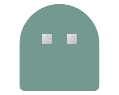 Зеркало настенное Primary EVOFORM 55x60 см, BY 0011