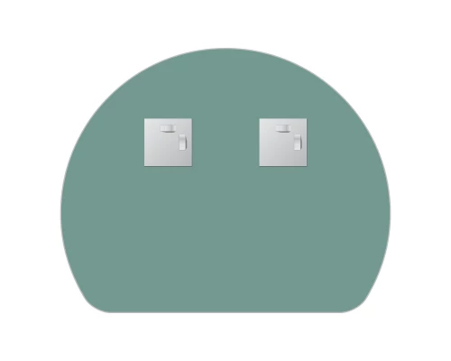 Зеркало настенное Primary EVOFORM 50x40 см, BY 0046