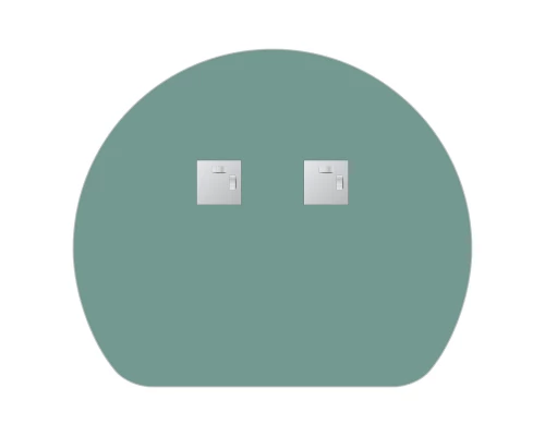 Зеркало настенное Primary EVOFORM 65x55 см, BY 0049