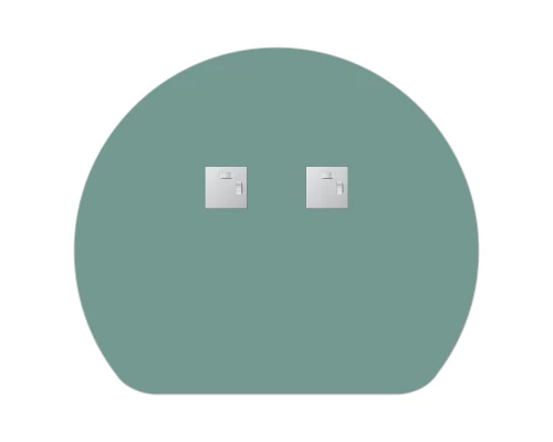 Зеркало настенное Primary EVOFORM 70x60 см, BY 0050