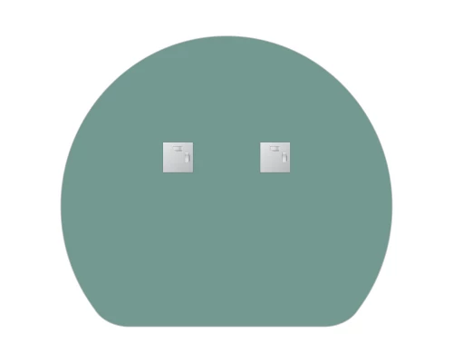 Зеркало настенное Primary EVOFORM 80x70 см, BY 0051