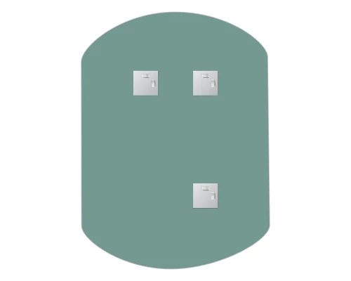 Зеркало настенное Primary EVOFORM 55x75 см, BY 0054