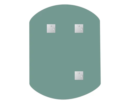 Зеркало настенное Primary EVOFORM 60x80 см, BY 0055