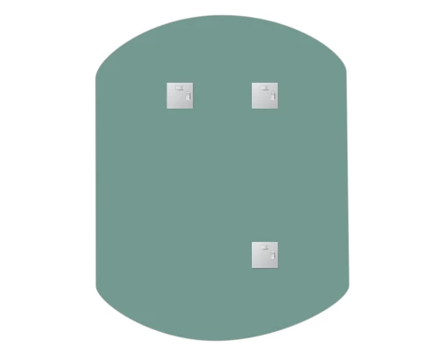 Зеркало настенное Primary EVOFORM 70x90 см, BY 0056