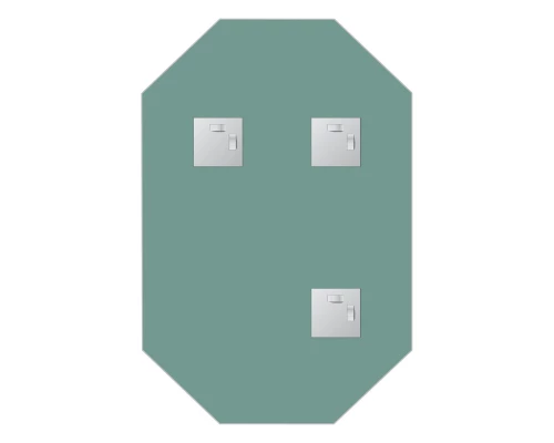 Зеркало настенное Primary EVOFORM 40x60 см, BY 0077