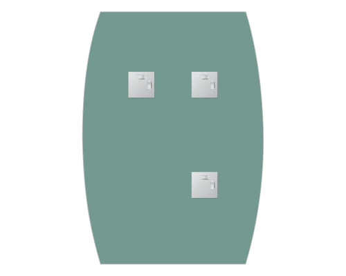 Зеркало настенное Primary EVOFORM 50x70 см, BY 0092