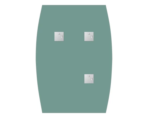 Зеркало настенное Primary EVOFORM 60x85 см, BY 0094