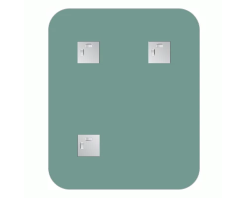 Зеркало настенное Primary EVOFORM 50х60 см, BY 0126