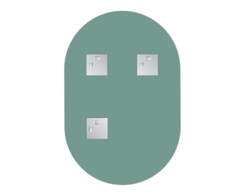 Зеркало настенное Primary EVOFORM 40х60 см, BY 0133