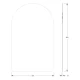 Зеркало настенное Primary EVOFORM 50x80 см, BY 0008