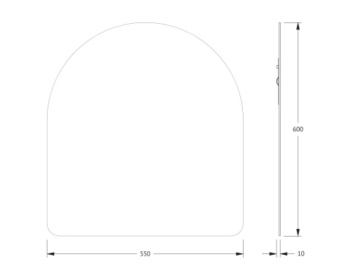 Зеркало настенное Primary EVOFORM 55x60 см, BY 0011