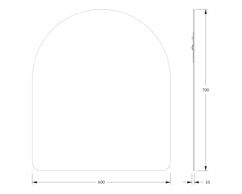 Зеркало настенное Primary EVOFORM 60x70 см, BY 0016
