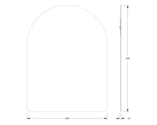 Зеркало настенное Primary EVOFORM 60x80 см, BY 0017