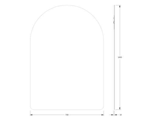 Зеркало настенное Primary EVOFORM 70x100 см, BY 0023