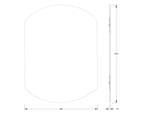 Зеркало настенное Primary EVOFORM 60x80 см, BY 0055