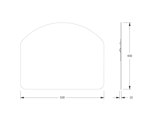 Зеркало настенное Primary EVOFORM 50x40 см, BY 0057
