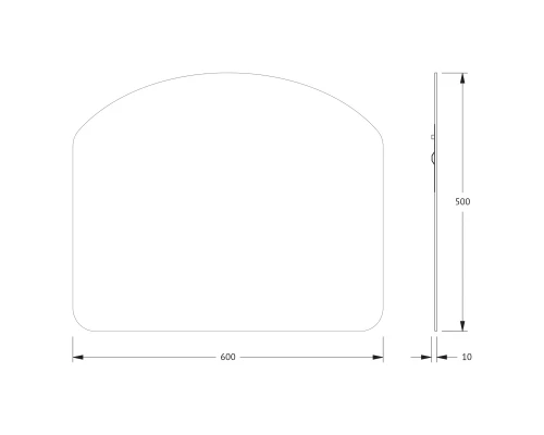 Зеркало настенное Primary EVOFORM 60x50 см, BY 0059