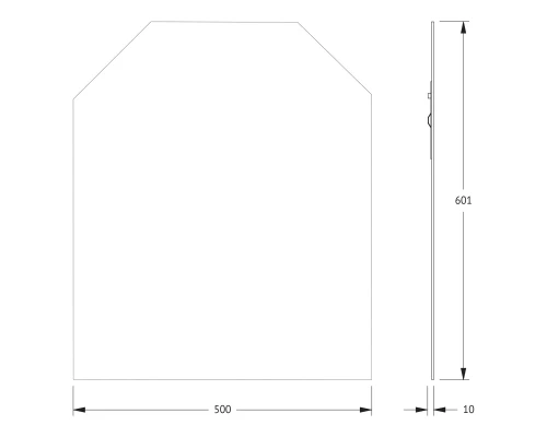 Зеркало настенное Primary EVOFORM 50x60 см, BY 0065