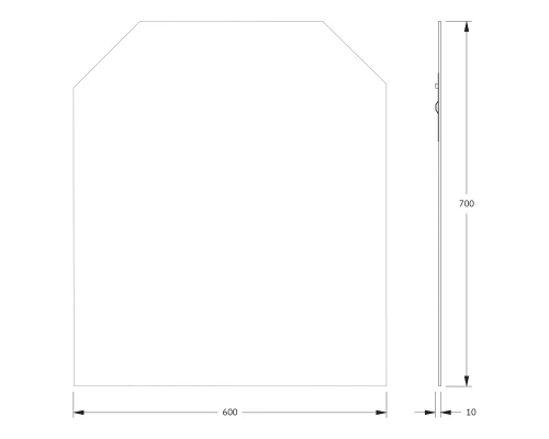 Зеркало настенное Primary EVOFORM 60x70 см, BY 0069