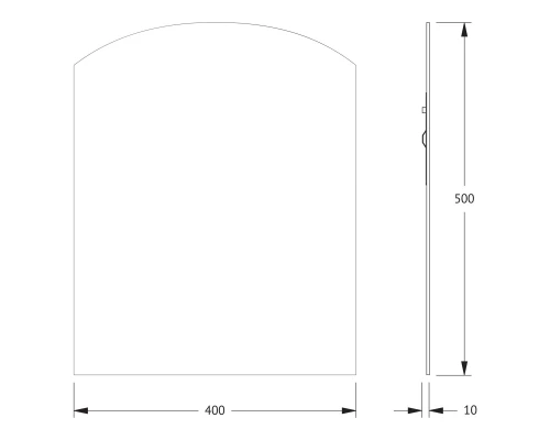 Зеркало настенное Primary EVOFORM 40x50 см, BY 0083