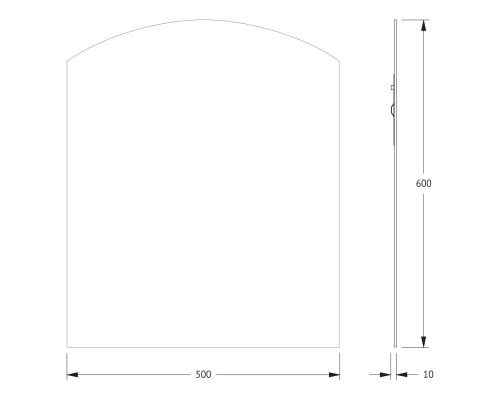 Зеркало настенное Primary EVOFORM 50x60 см, BY 0085