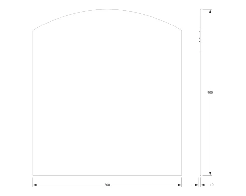 Зеркало настенное Primary EVOFORM 80x90 см, BY 0089