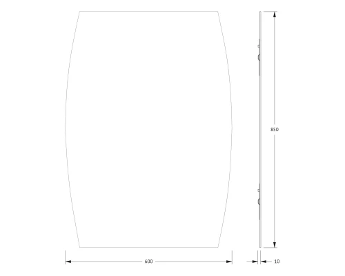 Зеркало настенное Primary EVOFORM 60x85 см, BY 0094