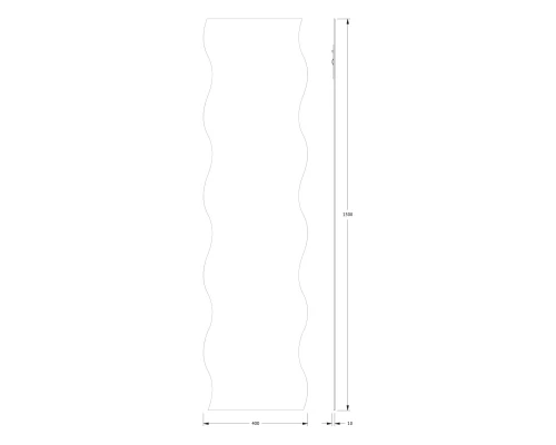 Зеркало настенное Primary EVOFORM 40x150 см, BY 0108
