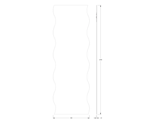 Зеркало настенное Primary EVOFORM 50x150 см, BY 0110