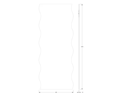 Зеркало настенное Primary EVOFORM 60x150 см, BY 0112