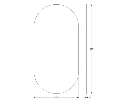 Зеркало настенное Primary EVOFORM 60х120 см, BY 0123