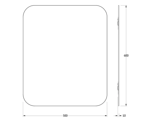 Зеркало настенное Primary EVOFORM 50х60 см, BY 0126