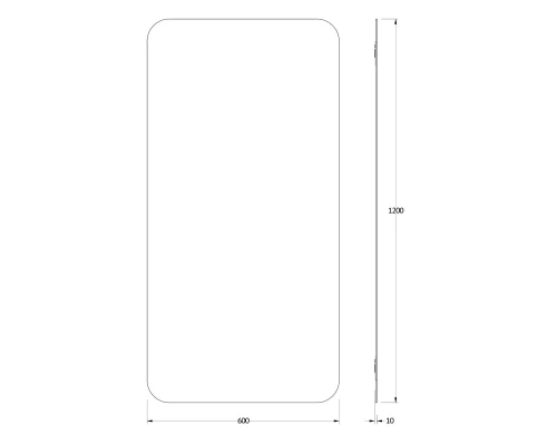 Зеркало настенное Primary EVOFORM 60х120 см, BY 0131