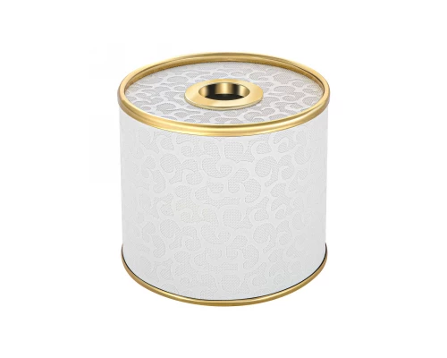 Салфетница Geralis S-FWG FLOWER белая, кант золото