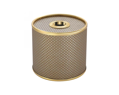 Салфетница Geralis S-RBG Ромб темная, кант золото