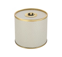 Салфетница Geralis S-RWG Ромб светлая, кант золото