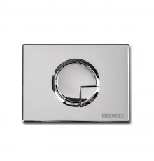 Кнопка  для инсталляции NOVUM  R3, хром глянец, BERGES