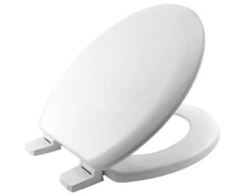 Сиденье для туалета деревянное, белое 