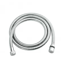Шланг душевой двухзагибный растяжной от 1,5 до 2 м, TURN-FREE, латунный, хром. LEMARK