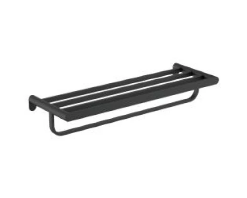 Полка для полотенец Verona черная 16843.N