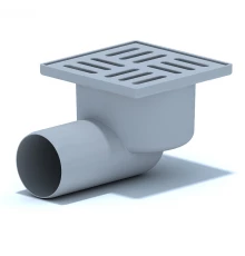 Трап гор.вып. 50 н/рег. срешеткой из пластика 10х10, ANI PLAST