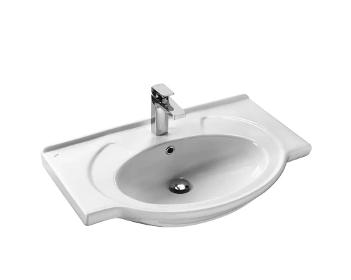 Раковина SANTEK Байкал 75 мебельная белый (WH110259)