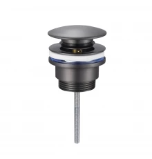 SHINKU Донный клапан для раковины, вороненая сталь, TOKITO