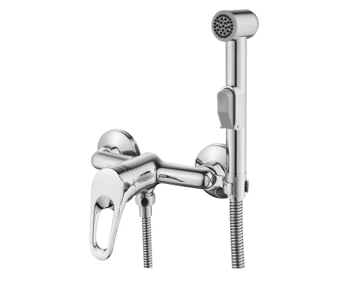 B35 Смеситель для биде, гигиен.душ на стену, р/ОД, хром, ROS, B35-52