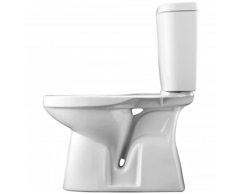 АНИМО Унитаз-компакт, верт. выпуск/в пол, 2-х реж. арматура, сиденье дюропласт, метал крепеж. САНТЕК