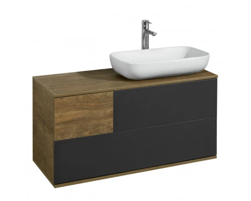 Тумба ТЕРРА 105, дуб кантри, антрацит (под раковину MILA 35, Одри 42, Лола 60)