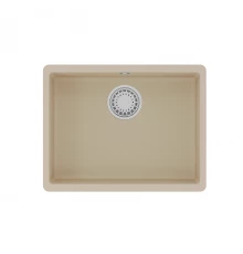Кухонная мойка Lemark SINARA 540-U подстольного монтажа из кварцгранита, Бежевый