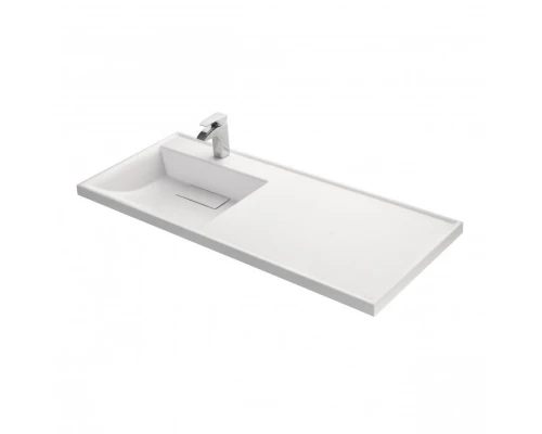 Раковина ЛОНДРИ 120, левая, белая