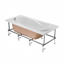 Монтажный комплект для ванны КАЛЕДОНИЯ 150х75 см. (рама, слив-перелив с сифоном, крепеж к стене, кре