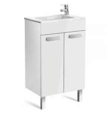 DEBBA Тумба под раковину DEBBA 50, 2 створки, белый, ROCA